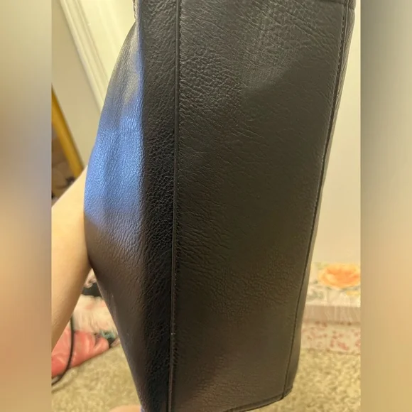 Elegant Black Tote Bag with Tassel EUC - Picture 8 of 9